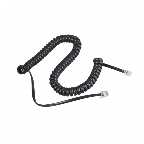 Coiled cord for COMfortel handset
